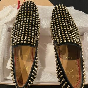 Christian Louboutin Dandelion Spike Loafers